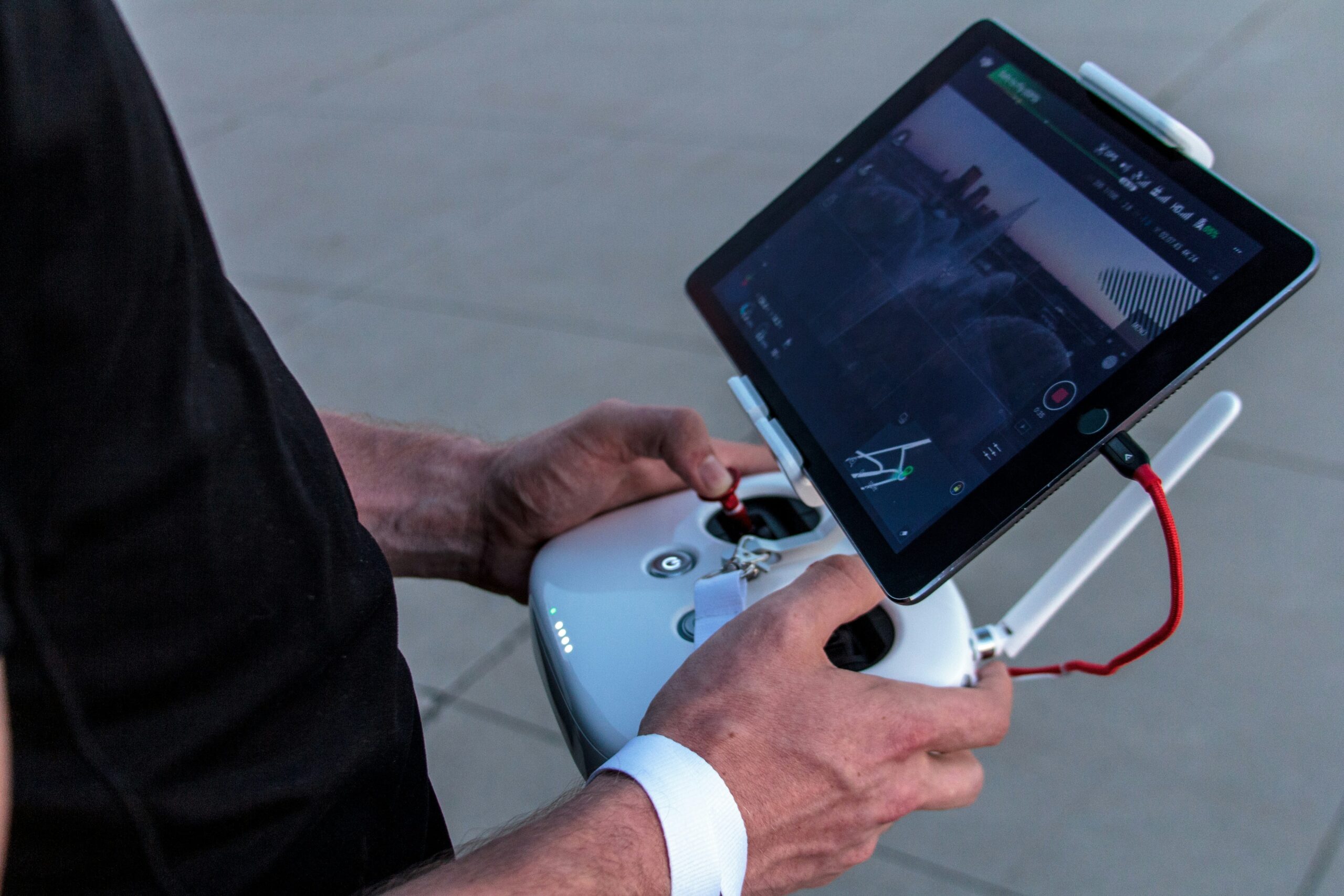 gaming tablet on desk