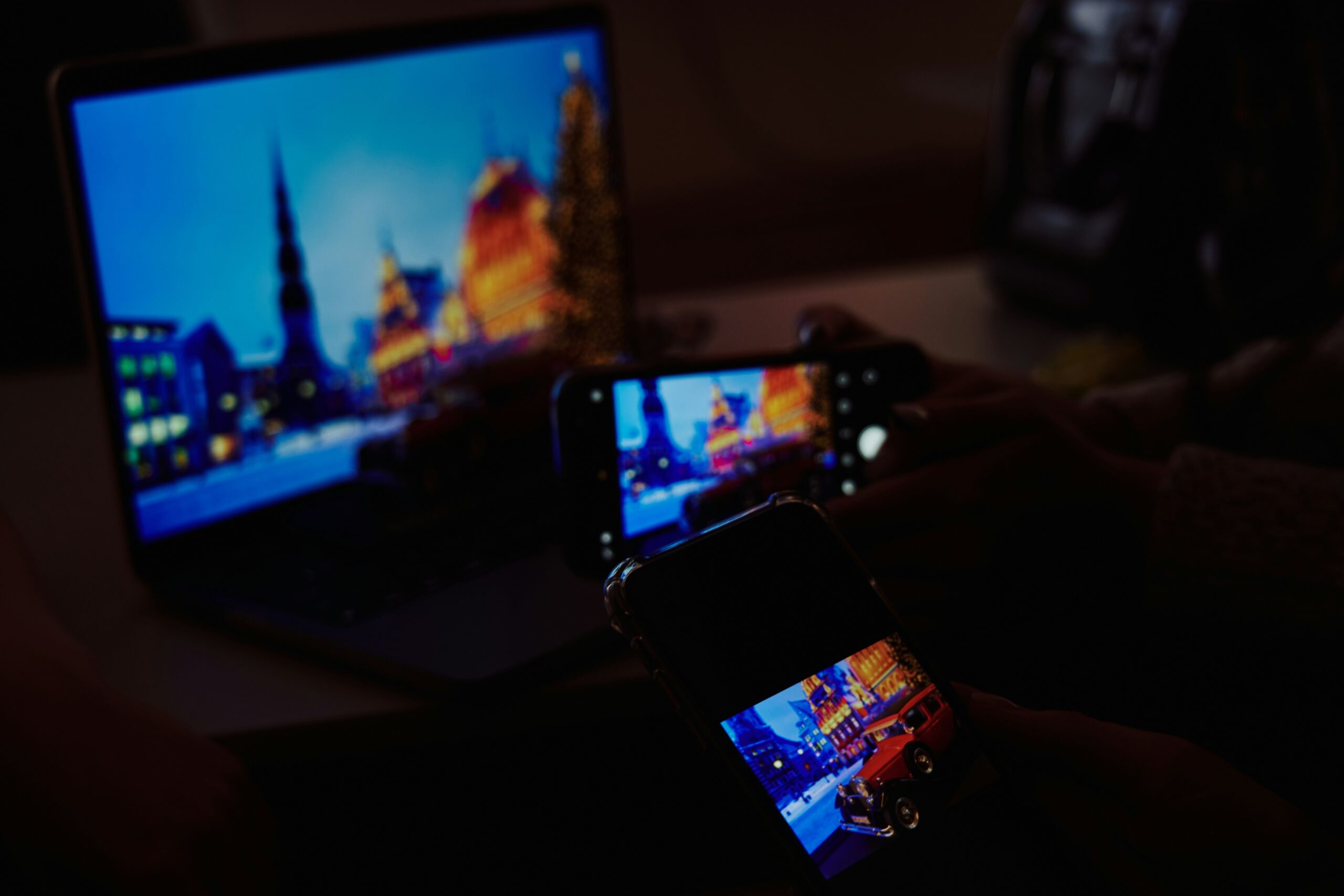 Three popular gaming tablets arranged together highlighting key features