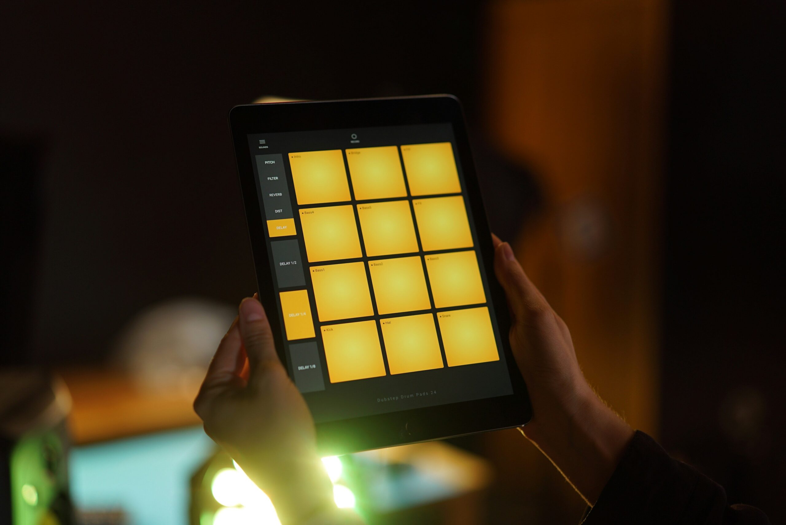 A side-by-side comparison of a dim tablet vs. a brightly lit gaming tablet.
