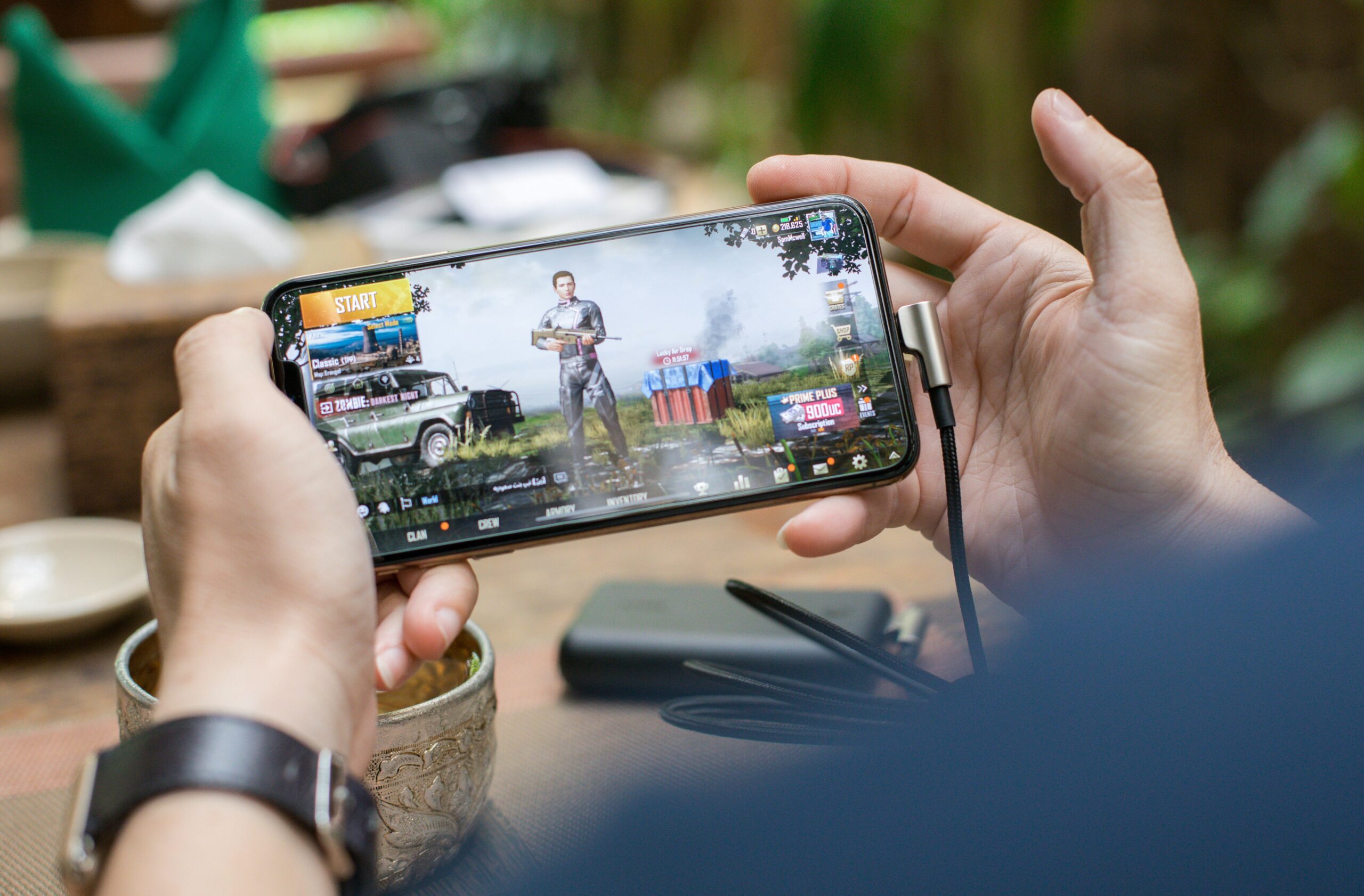 Image showing overheated tablet during gameplay