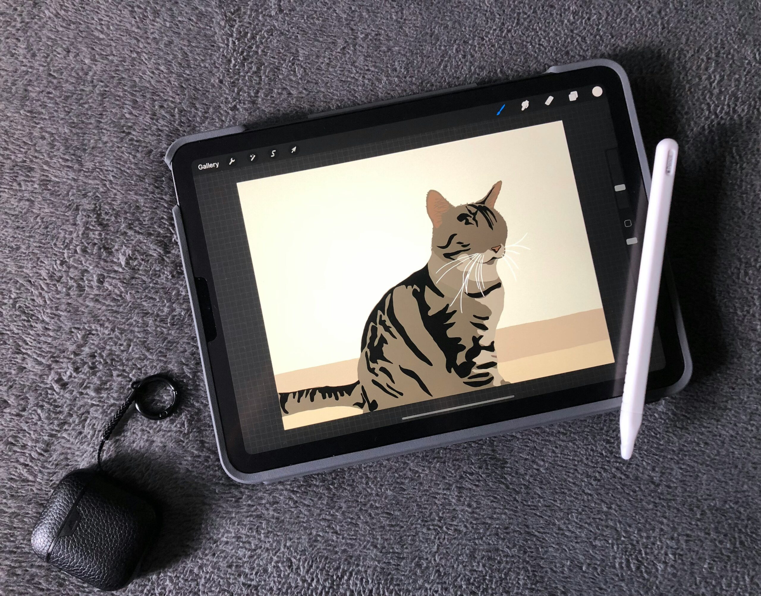 Side-by-side comparison image of iPad Air vs Samsung Galaxy Tab S8